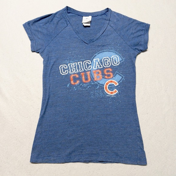 MLB Tops - MLB Chicago Cubs Baseball Shirt Ladies Large Thin T-Shirt